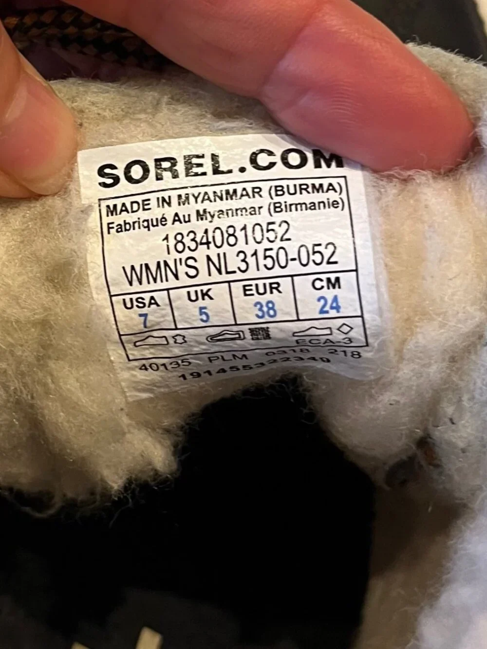 Sorel Out'N About Plus Waterproof Gray Felt Duck Boots - Size 7 - Picture 7 of 14